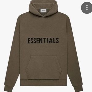 Fear of God Essentials Brown Hoodie